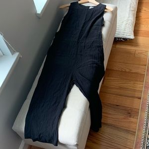 Elodie Cropped Jumpsuit with Cut Out Sides